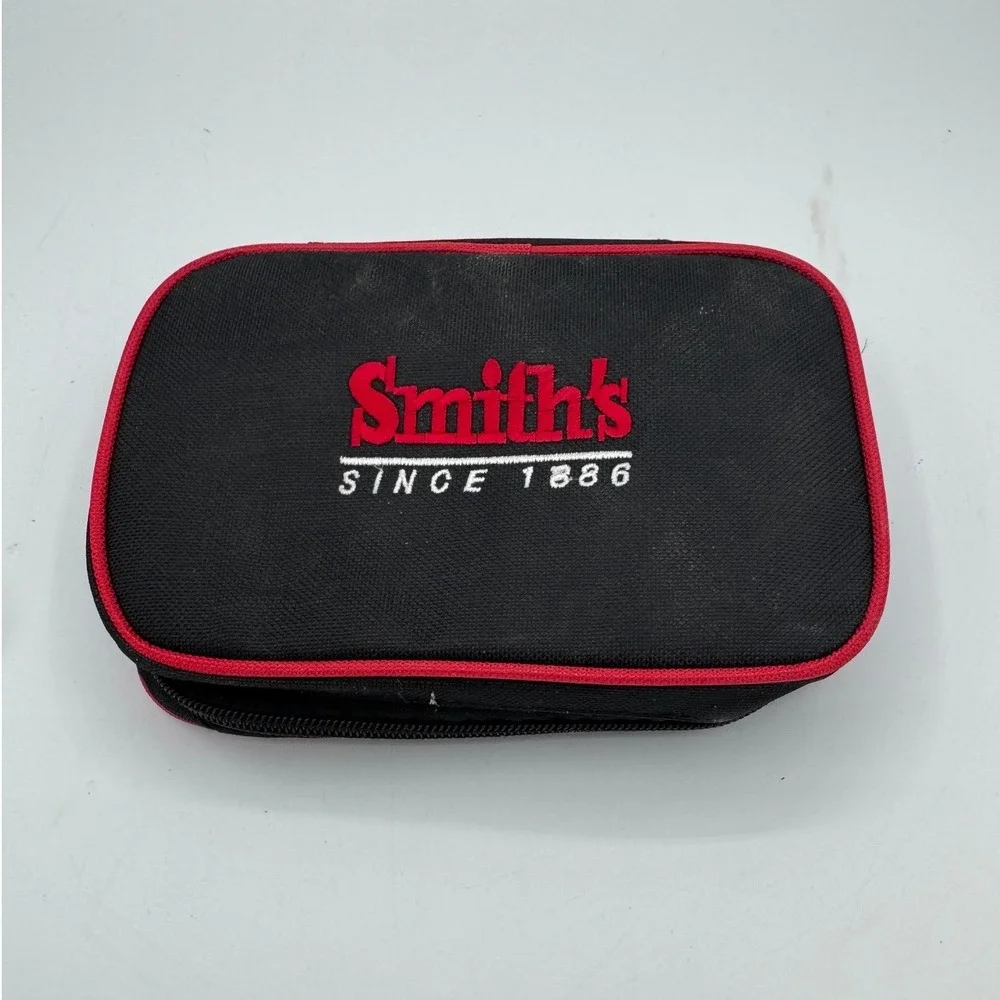 Smith's Precision Knife Sharpening System Kit with Case and Honing Solution